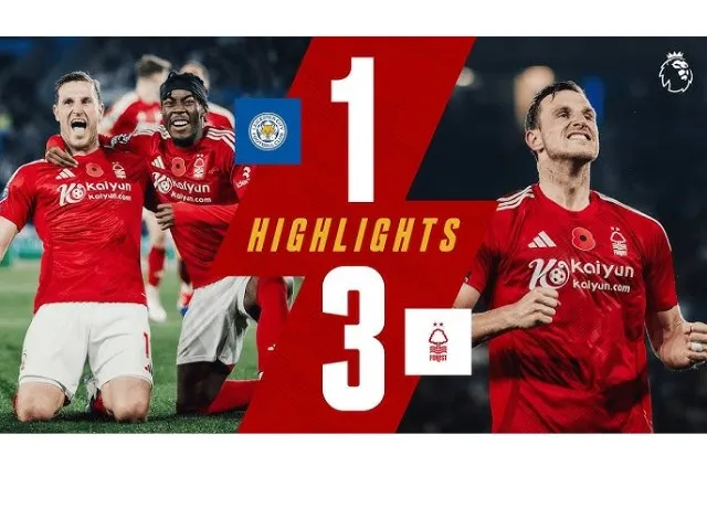 Nottingham vượt qua chủ nhà Leicester
