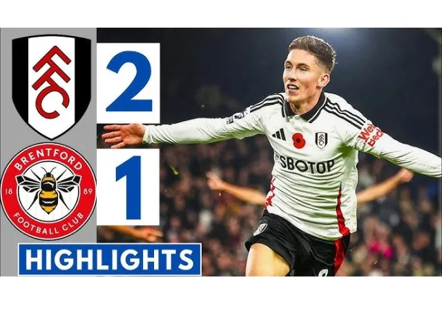 Fulham ngược dòng cảm xúc phút bù giờ với tỷ số 2-1 trước Brentford