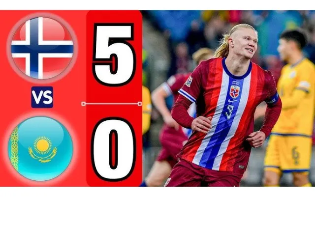 Haaland lập hat-trick giúp Na Uy giành vé thăng hạng League A