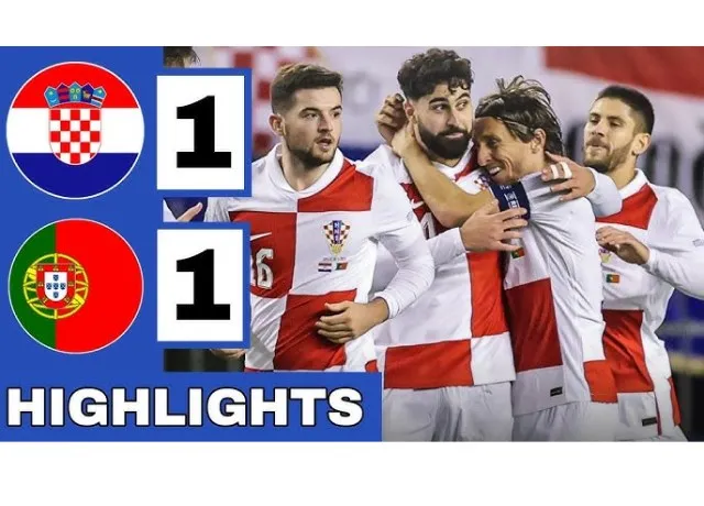 Cầm hòa Bồ Đào Nha trên sân nhà, Croatia giành vé vào tứ kết Nations Leauge