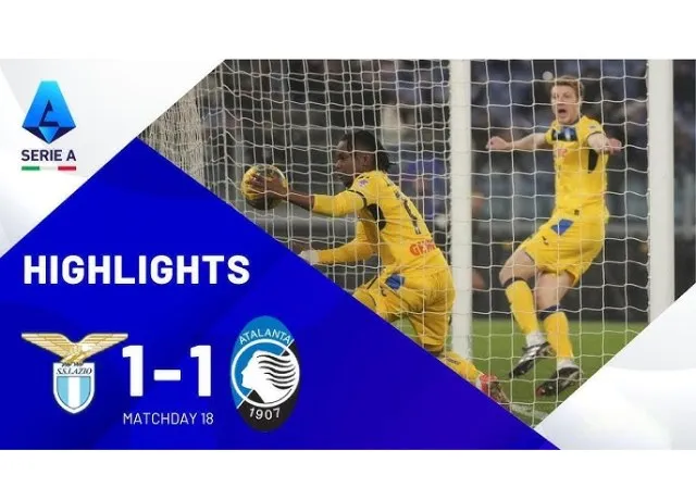 Atalanta khó khăn cầm hòa Lazio 1-1 trên sân Olimpico