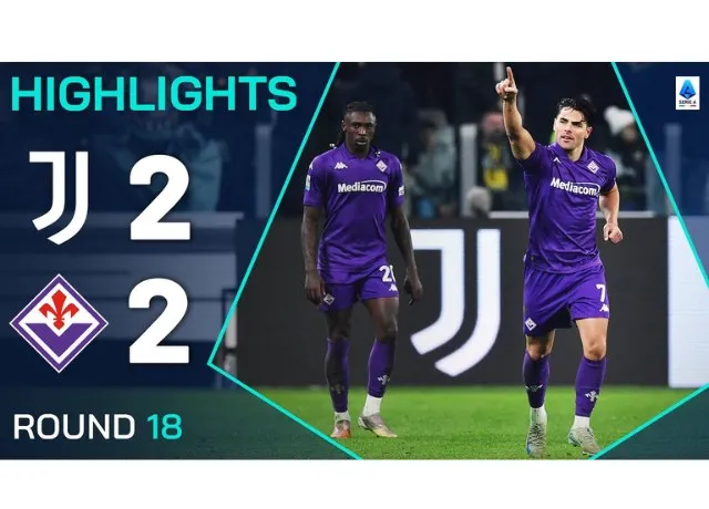 Juventus đánh rơi chiến thắng ở phút cuối trận khi tiếp đón Fiorentina