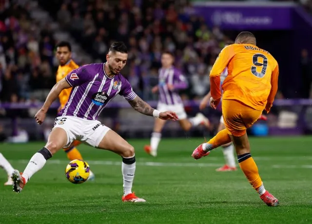 Trong trận đấu vòng 21 La Liga giữa Real Madrid và Valladolid