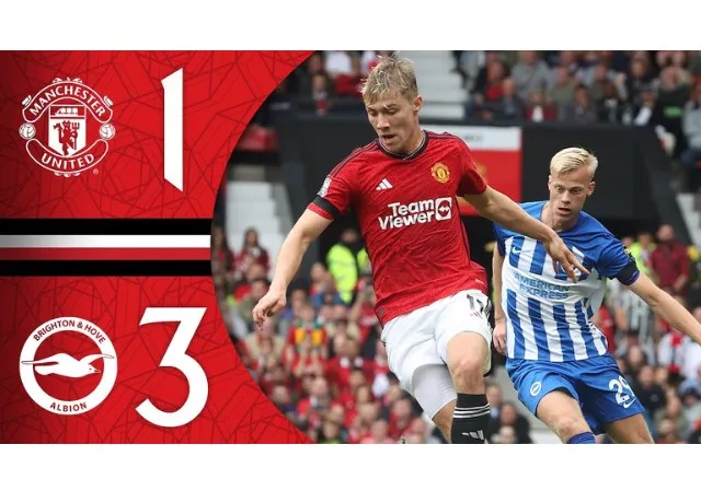 MU thua bạc nhược 1-3 tại Old Trafford khi tiếp đón Brighton