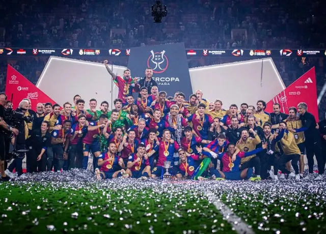 Real thua tan nát trước Barca với tỷ số đậm 2-5 trận tranh siêu cúp