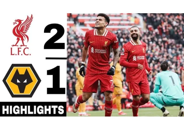 Liverpool thắng nhẹ nhàng trước Wolves với tỷ số 2-1