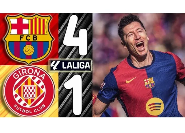 Barca thị uy sức mạnh khi đánh bại Girona 4-1