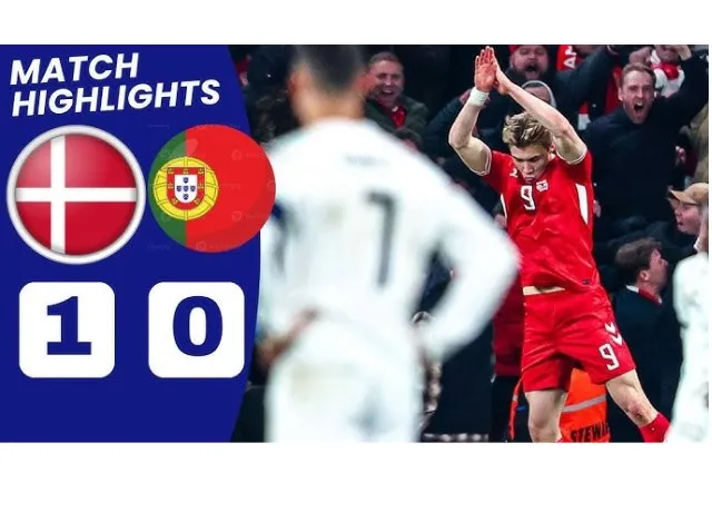Hojlund tỏa sáng giúp Đan Mạch đánh bại Bồ Đào Nha 1-0