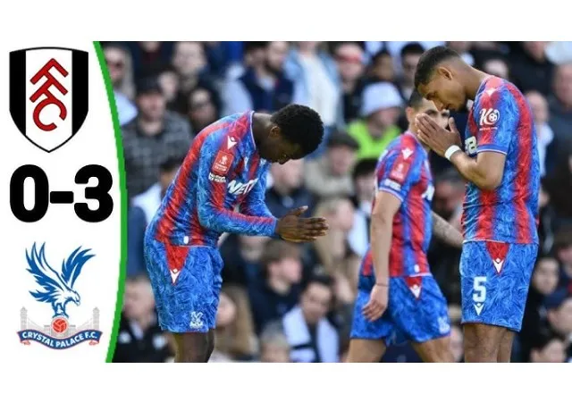Fulham thua đậm Crystal Palace trong trận tứ kết cúp FA