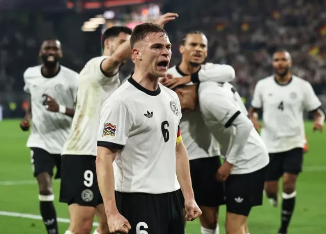 Trận đấu giữa Đức và Italia tại lượt về tứ kết UEFA Nations League 2024/25