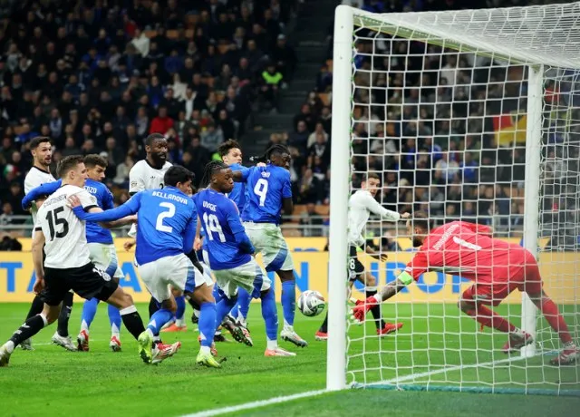trận tứ kết lượt đi UEFA Nations League giữa Italia và Đức