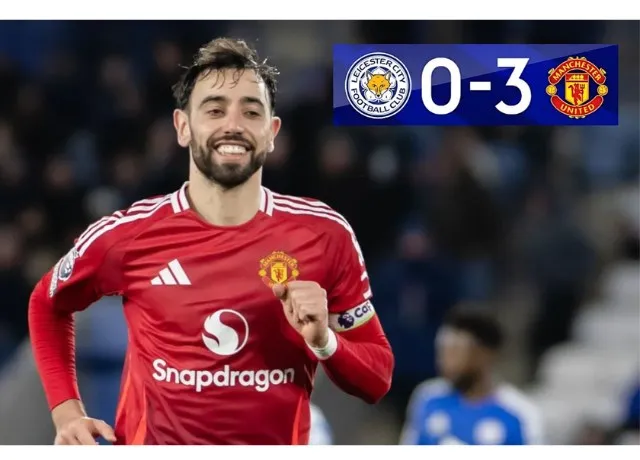 MU thắng đậm Leicester với tỷ số 3-0