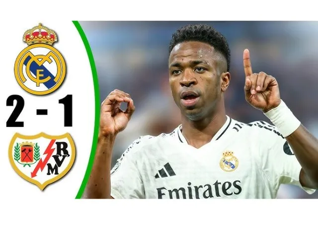 Real có chiến thắng quan trọng 2-1 trước Vallecano