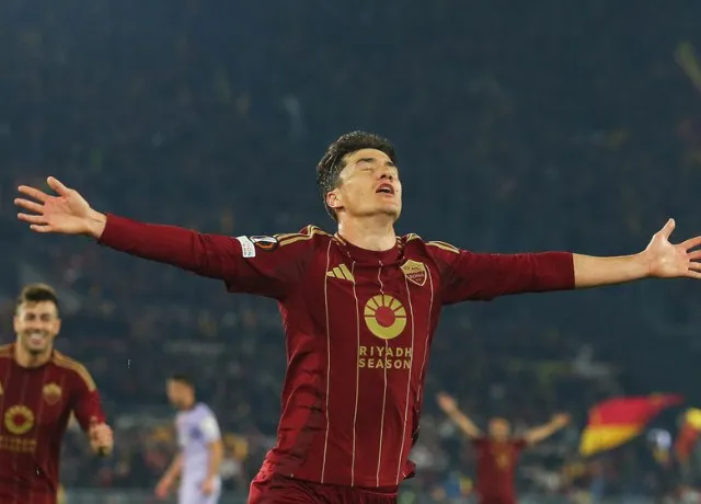 Trận đấu giữa AS Roma và Athletic Bilbao tại vòng 1/8 Europa League 