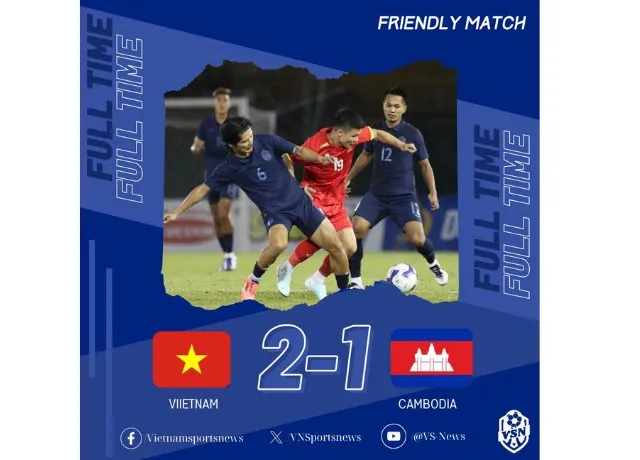Việt Nam thắng Campuchia 2-1 trong ngày đầu tiên của Fifa day