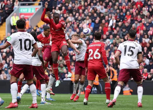 Trận đấu giữa Liverpool và West Ham diễn ra kịch tính
