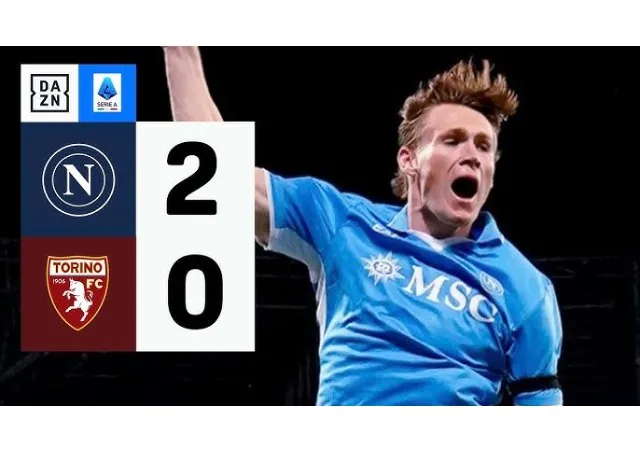 MCTominay tỏa sáng rực rỡ giúp Napoli thắng Torino leo lên đầu bảng Serie A