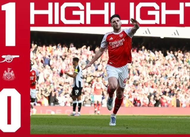 Arsenal đánh bại Newcastle 1-0 khiến cuộc đua dự vé C1 trở nên hấp dẫn