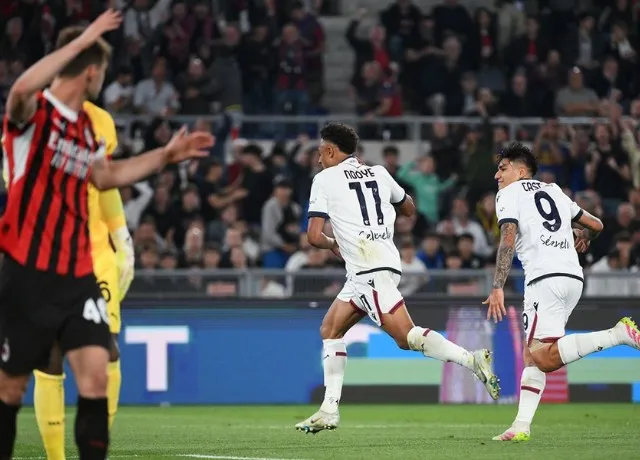  Bologna đã tạo nên một dấu mốc lịch sử khi giành chiến thắng tối thiểu 1-0 trước AC Milan