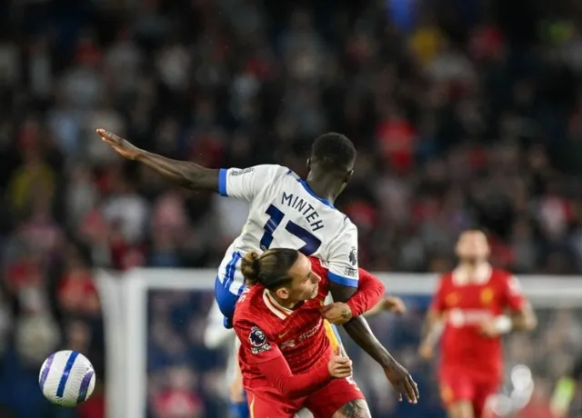 Brighton lội ngược dòng thành công trước Liverpool với tỷ số 3-2