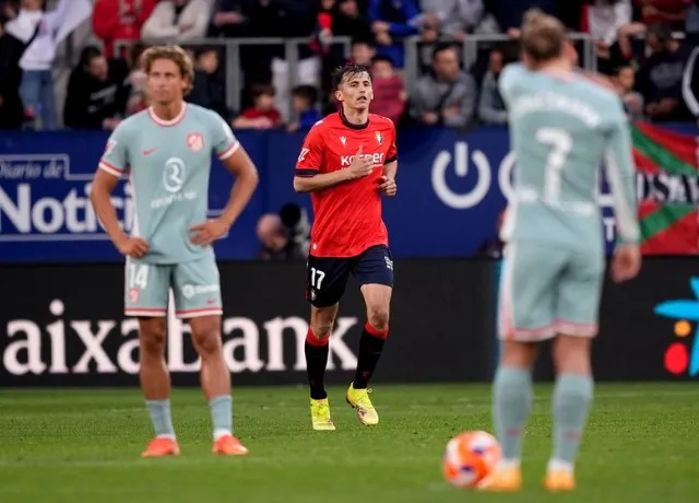 Atletico Madrid bất ngờ thua Osasuna với tỷ số 0-2