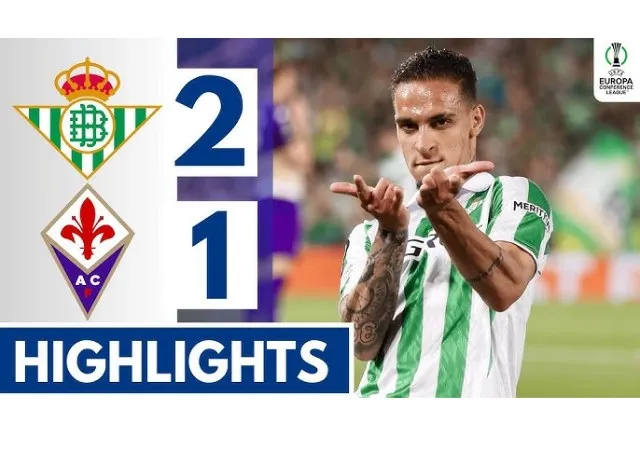 Antony ghi bàn giúp Real Betis thắng 2-1 trước Fiorentina