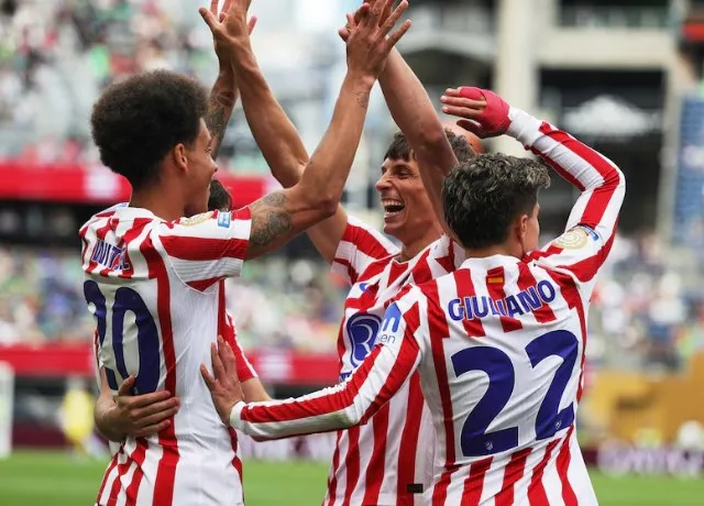 Atletico Madrid sớm vươn lên dẫn trước