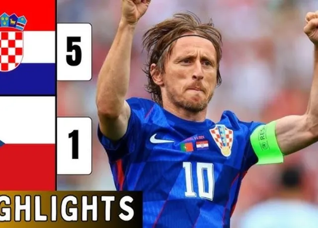 Croatia thắng đậm CH Séc tỷ số 5-1