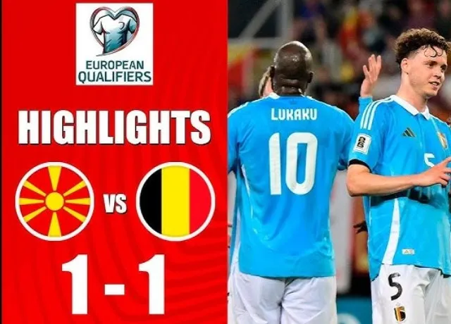 Tuyển Bỉ chia điểm đáng tiếc khi làm khách trên sân Macedonia