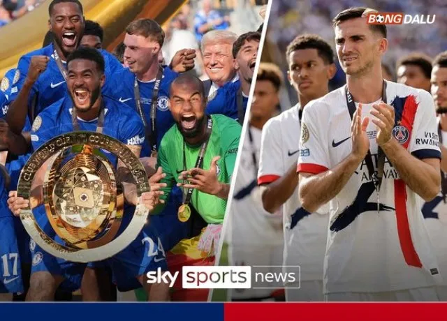 Chelsea đăng quang ngôi vô địch sau khi đánh bại PSG 3-0