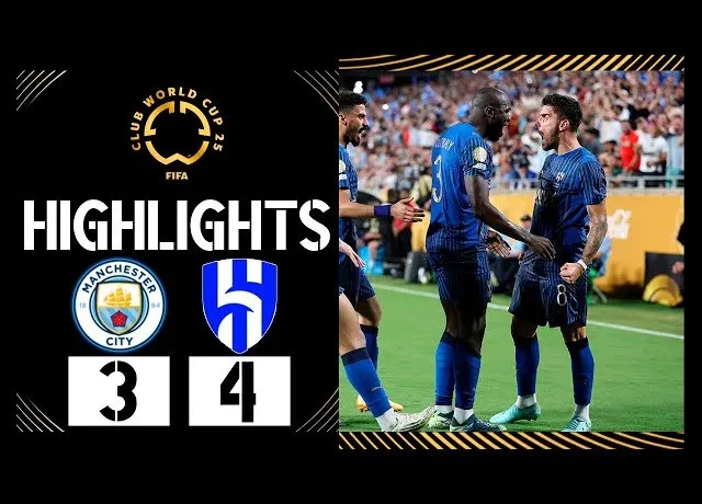 Al Hilal tạo địa chấn khi đánh bại Man City với tỷ số 4-3