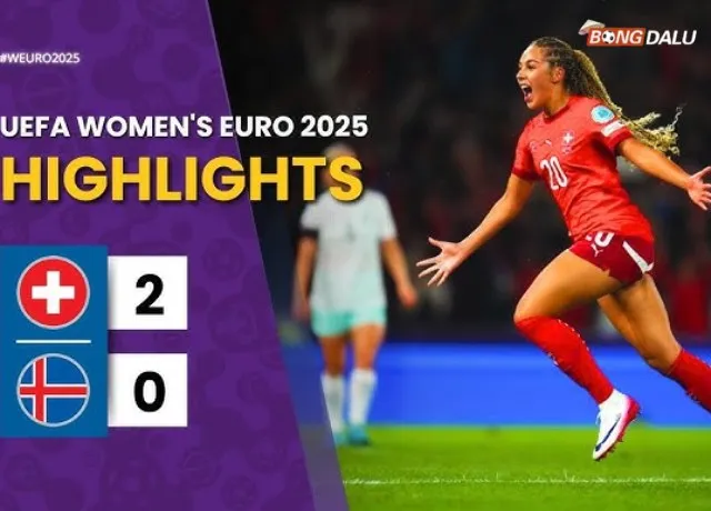 Nữ Thụy Sĩ có chiến thắng đầu tiên khi đánh bại nữ Iceland 2-0