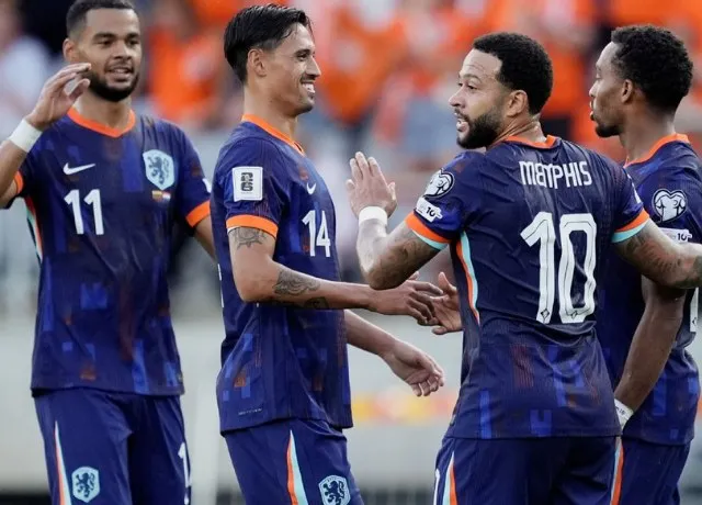 Tuyển Hà Lan có chiến thắng nhọc nhằn 3-2 trước Lithuania