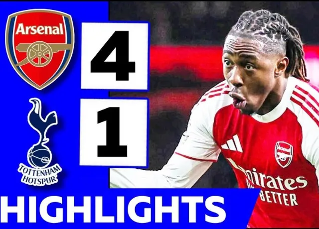 Arsenal vs Tottenham pháo thủ thắng 4-1 trong derby Bắc London 