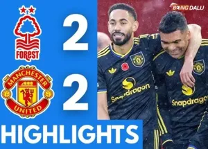 MU chia điểm trên sân Nottingham: Trận cầu nghẹt thở kết thúc với tỷ số 2-2