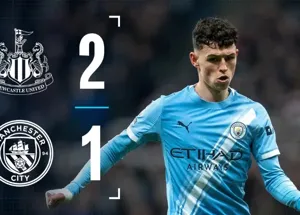 Newcastle đánh bại Man City 2-1 cơn địa chấn tại St James' Park